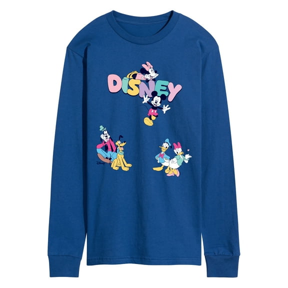 Disney - Mickey And Friends - Men's Long Sleeve Graphic T-Shirt