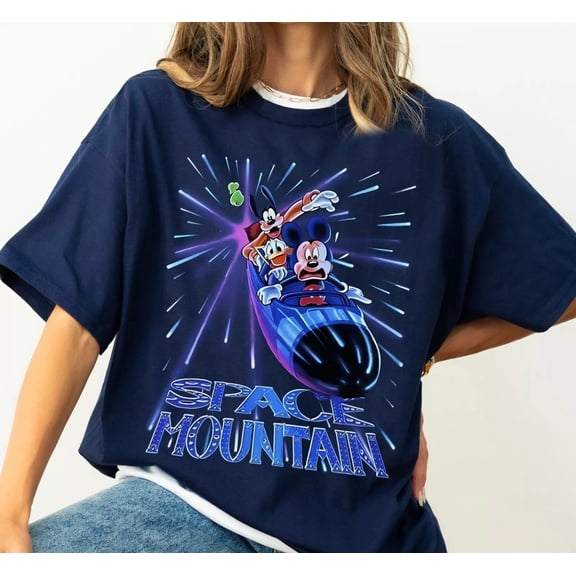 Disney Mickey And Friends Space Mountain Tomorrowland Galactic T-shirt