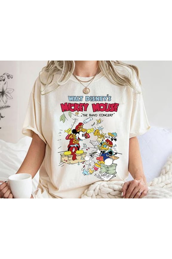 Mickey And Friends The Band T-Shirt Gift For Family Friends, Unisex S-5XL