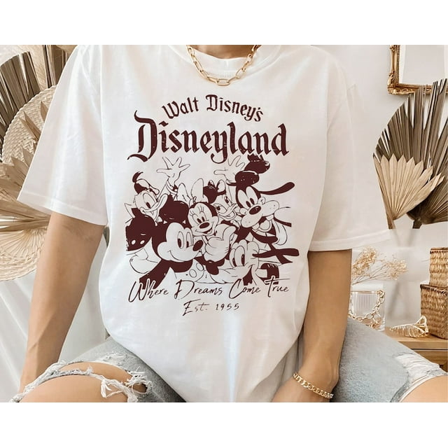 Disney Mickey And Friends Where Dream Come True 1955 Shirt, Goofy