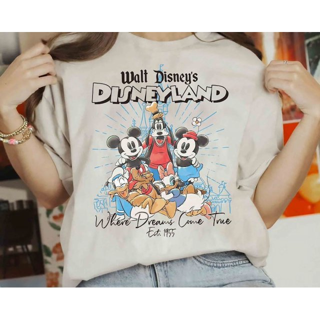 Disney Mickey And Friends Where Dream Come True 1955 Shirt, Mickey