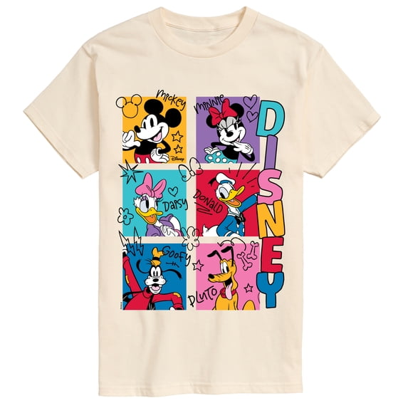 Disney - Mickey And Friends Yearbook - Men's Short Sleeve Graphic T-Shirt