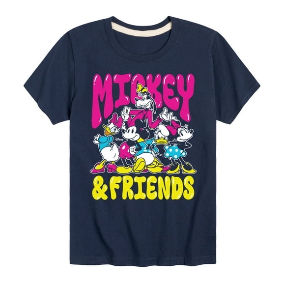 Disney - Mickey And Friends - Youth Short Sleeve Graphic T-Shirt