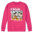 thumbnail image 1 of Disney - Mickey And Minnie A Walk A Day - Men's Crew Fleece Sweatshirt Sweatshirt, 1 of 4
