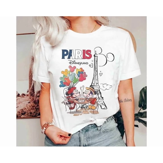 Disney Mickey And Minnie Disneyland Paris T-Shirt