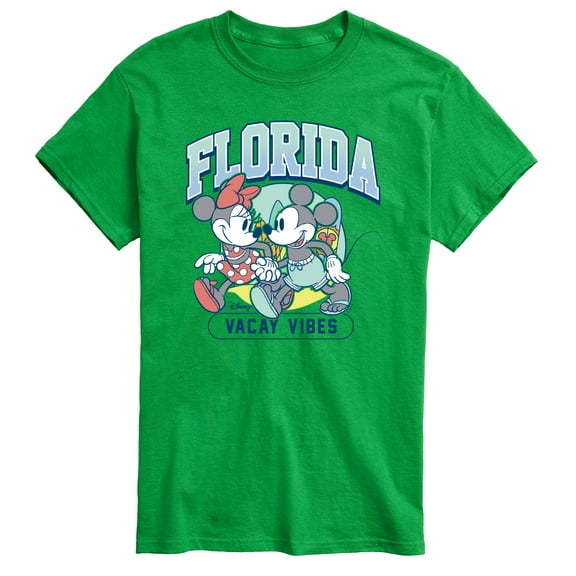 Disney - Mickey And Minnie Florida Vacay Vibes - Men's Short Sleeve Graphic T-Shirt