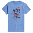 thumbnail image 1 of Disney - Mickey And Minnie Heart - Men's Short Sleeve Graphic T-Shirt, 1 of 4