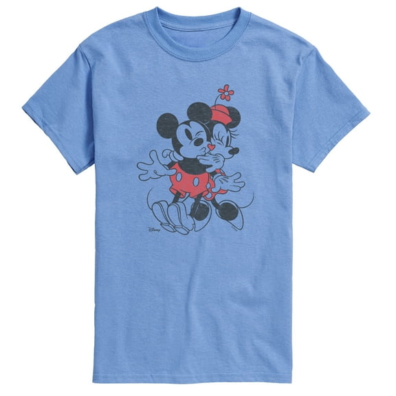Disney - Mickey And Minnie Heart - Men's Short Sleeve Graphic T-Shirt