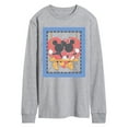 thumbnail image 1 of Disney - Mickey And Minnie Heart Swing - Men's Long Sleeve Graphic T-Shirt, 1 of 4