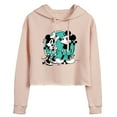 thumbnail image 1 of Disney - Mickey And Minnie Mouse - Juniors Cropped Pullover Hoodie, 1 of 5