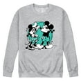 thumbnail image 1 of Disney - Mickey And Minnie Mouse  - Men's Crew Neck Fleece Pullover, 1 of 5