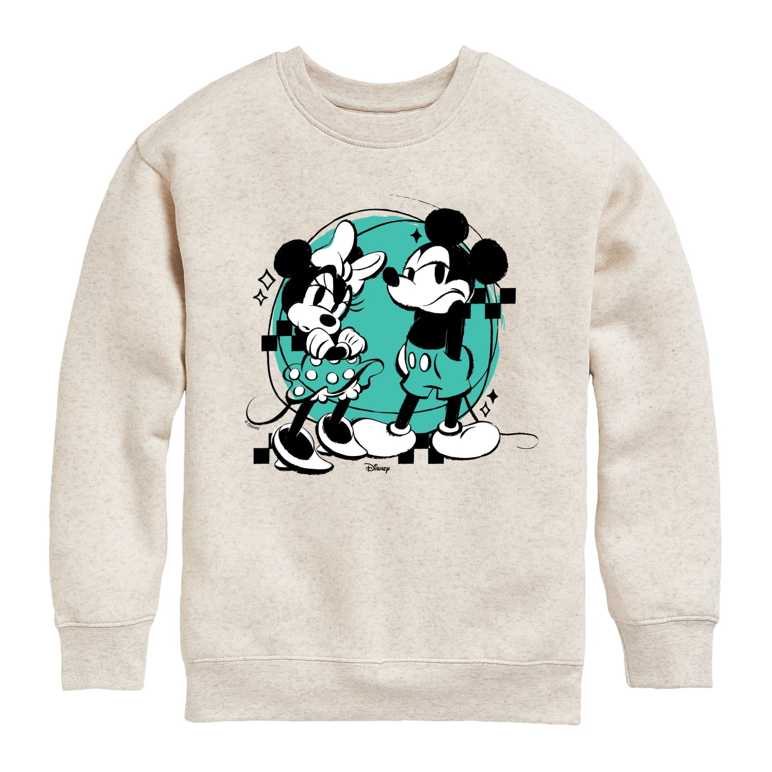 Disney - Mickey And Minnie Mouse - Toddler & Youth Crewneck Fleece ...