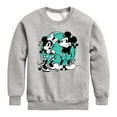 thumbnail image 1 of Disney - Mickey And Minnie Mouse - Toddler & Youth Crewneck Fleece Sweatshirt, 1 of 5
