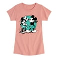 thumbnail image 1 of Disney - Mickey And Minnie Mouse  - Toddler & Youth Girls Short Sleeve Graphic T-Shirt, 1 of 5