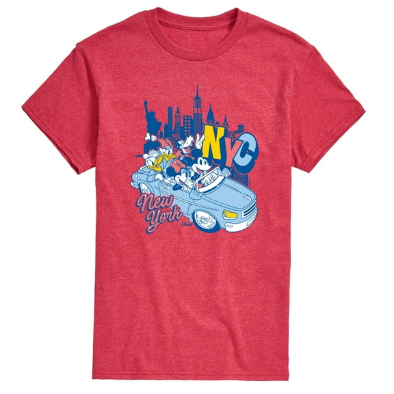 Disney - Mickey And Minnie Nyc - Men's Short Sleeve Graphic T-Shirt