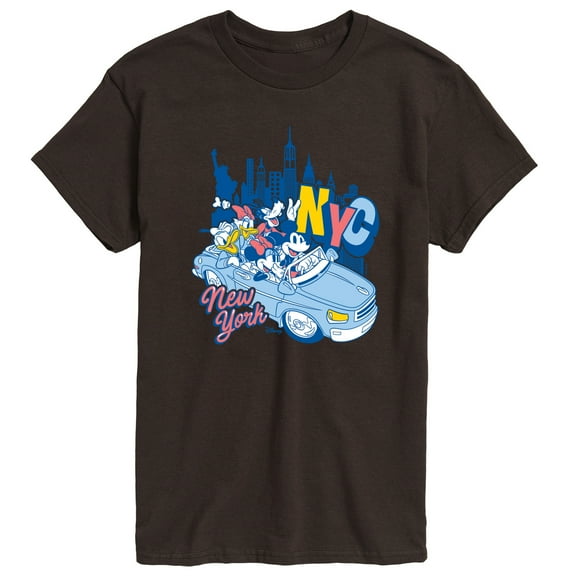 Disney - Mickey And Minnie Nyc - Men's Short Sleeve Graphic T-Shirt