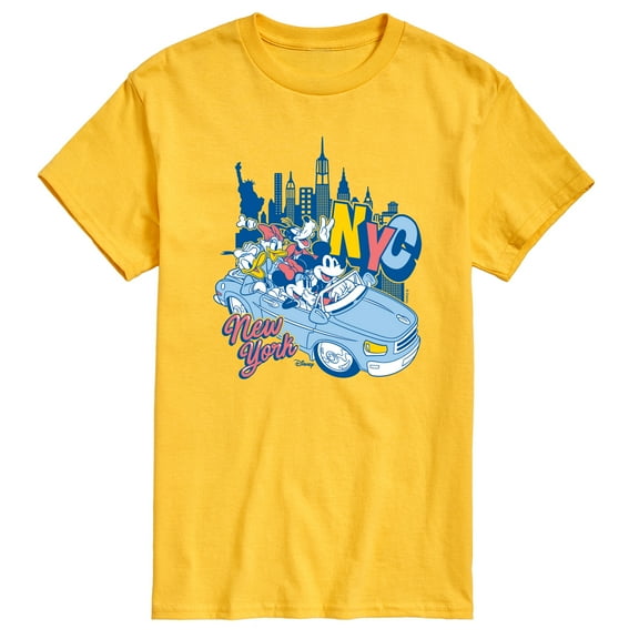 Disney - Mickey And Minnie Nyc - Men's Short Sleeve Graphic T-Shirt