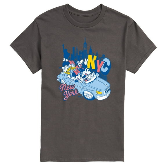 Disney - Mickey And Minnie Nyc - Men's Short Sleeve Graphic T-Shirt