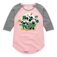 thumbnail image 1 of Disney - Mickey And Minnie Pot Of Gold - Toddler And Youth Girls Raglan Graphic T-Shirt, 1 of 5