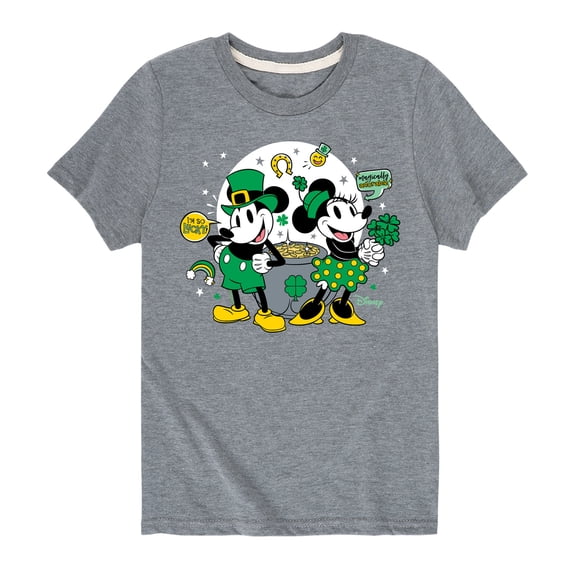 Disney - Mickey And Minnie Pot Of Gold - Toddler And Youth Short Sleeve ...