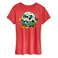thumbnail image 1 of Disney - Mickey And Minnie Pot Of Gold - Women's Short Sleeve Graphic T-Shirt, 1 of 5