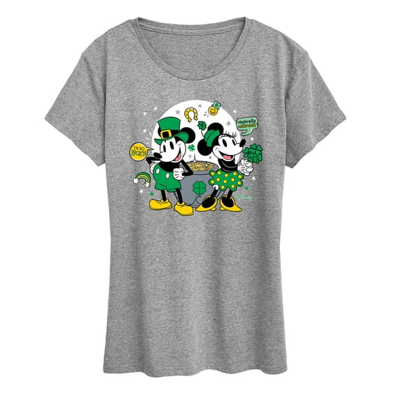 Disney - Mickey and Minnie Pot of Gold - Women's Short Sleeve Graphic T-Shirt