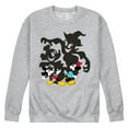 thumbnail image 1 of Disney - Mickey And Minnie Scared Shadows - Men's Crew Fleece Sweatshirt, 1 of 5