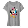 thumbnail image 1 of Disney - Mickey And Minnie - Women's Short Sleeve Graphic T-Shirt, 1 of 4