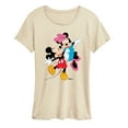thumbnail image 1 of Disney - Mickey And Minnie - Women's Short Sleeve Graphic T-Shirt, 1 of 4