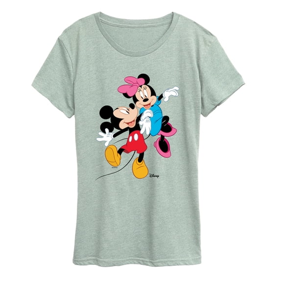 Disney - Mickey And Minnie - Women's Short Sleeve Graphic T-Shirt