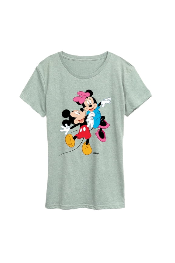 - Mickey And Minnie - Women's Short Sleeve Graphic T-Shirt