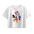 thumbnail image 1 of Disney - Mickey And Minnie - Youth Girls Boxy T-Shirt, 1 of 4