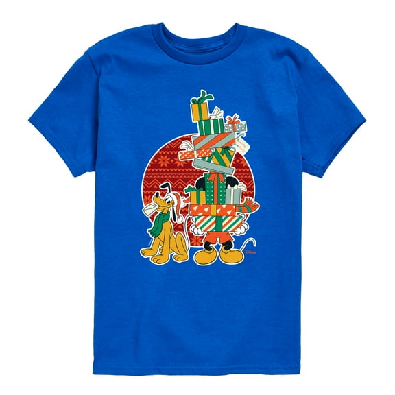Disney - Mickey And Presents - Toddler & Youth Short Sleeve Graphic T-Shirt