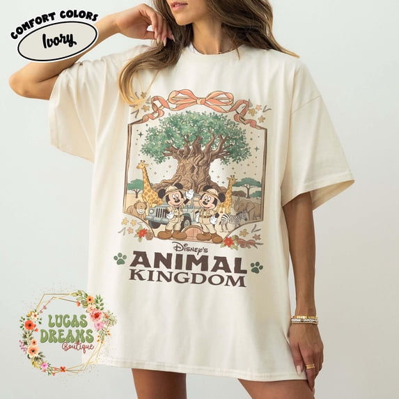Disney Mickey Animal Kingdom Comfort Color Shirt, Mickey & Friends Safari Tee, Retro Disney Animal Kingdom Shirt, Disney World Trip Tee