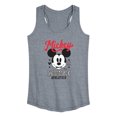 thumbnail image 1 of Disney - Mickey Athletics Women's Graphic Racerback Tank, 1 of 4