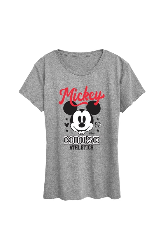 - Mickey Athletics - Women's Short Sleeve Graphic T-Shirt