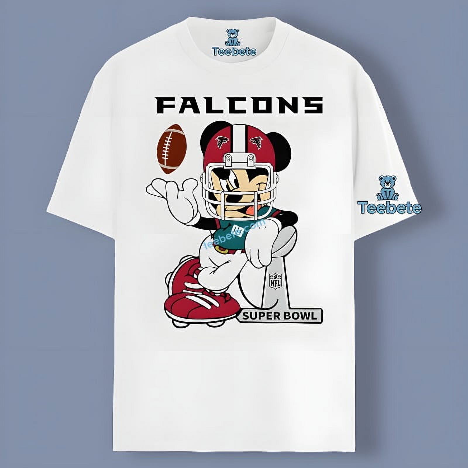 Disney Mickey Atlanta Falcons Super Bowl Shirt Cotton