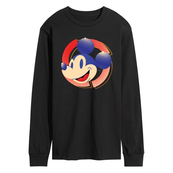 Disney - Mickey Badge - Men's Long Sleeve T-Shirt