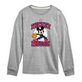 thumbnail image 1 of Disney - Mickey Basketball Jersey - Toddler And Youth Long Sleeve Graphic T-Shirt, 1 of 4