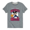 thumbnail image 1 of Disney - Mickey Basketball Jersey - Toddler And Youth Short Sleeve Graphic T-Shirt, 1 of 4