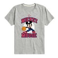 thumbnail image 1 of Disney - Mickey Basketball Jersey - Toddler And Youth Short Sleeve Graphic T-Shirt, 1 of 4