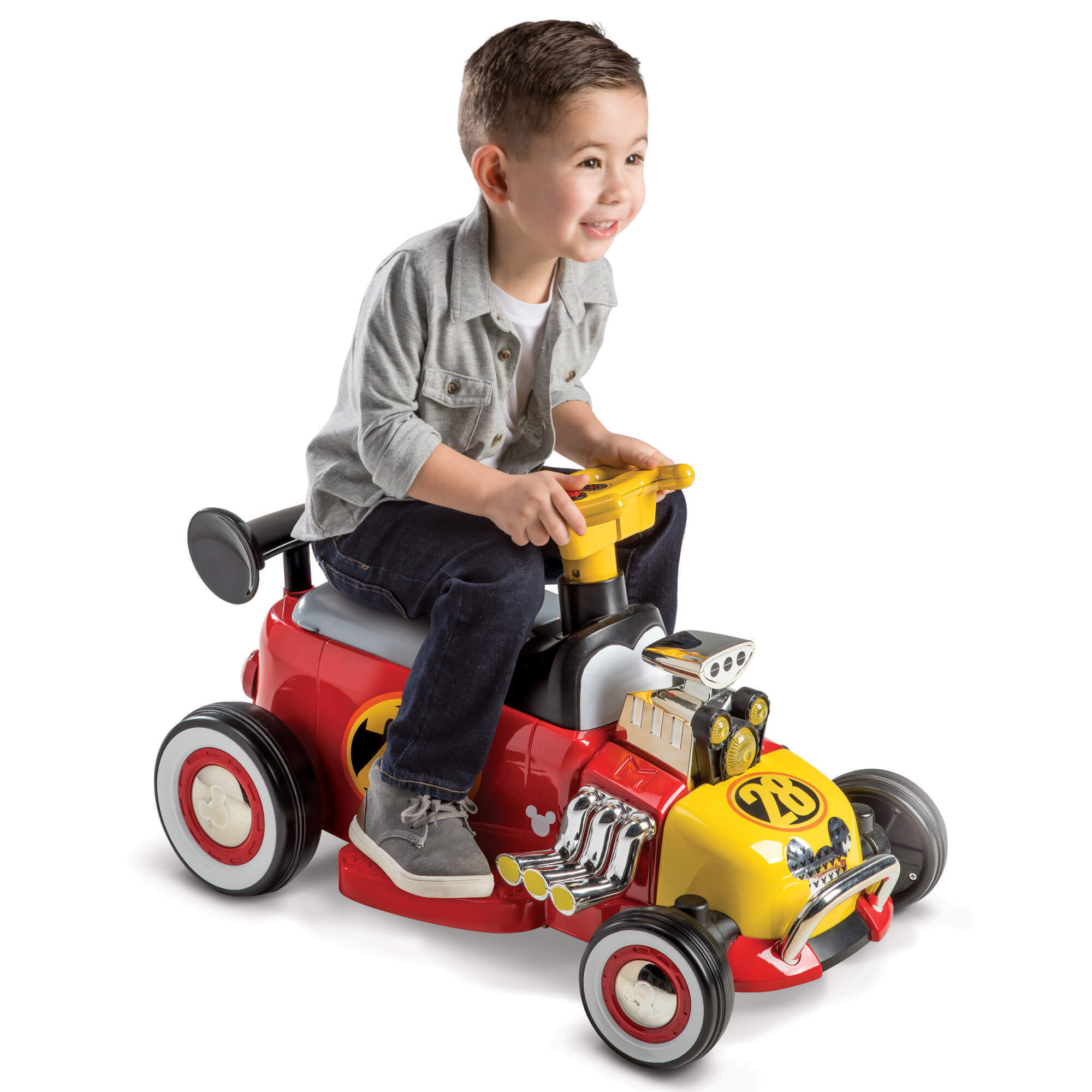Disney Mickey Boys’ 6V Battery-Powered Ride-On Quad by Huffy - image 1 of 11