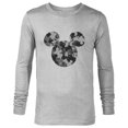 thumbnail image 1 of Disney Mickey Camo Gray - Long Sleeve T-Shirt for Men - Customized-Athletic Heather, 1 of 5