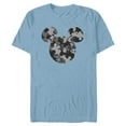 thumbnail image 1 of Disney Mickey Camo Gray - Short Sleeve Blended T-Shirt for Adults - Customized-Ocean Blue, 1 of 5