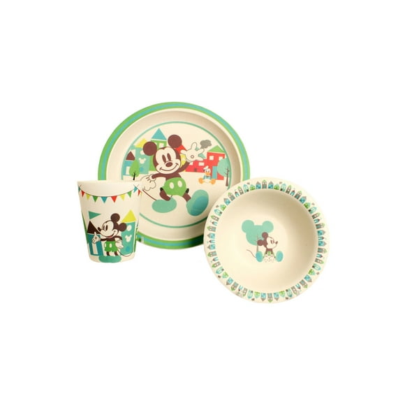 Disney Mickey Celebrations 3pc Bamboo Set