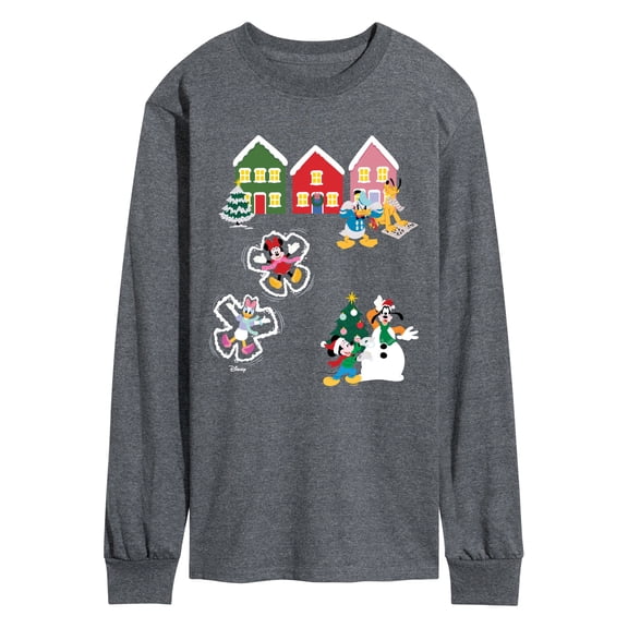 Disney - Mickey Christmas - Men's Long Sleeve Graphic T-Shirt