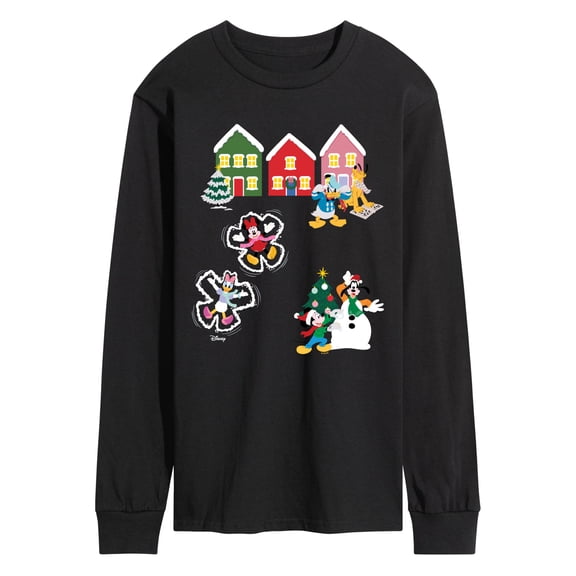 Disney - Mickey Christmas - Men's Long Sleeve Graphic T-Shirt