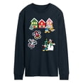 thumbnail image 1 of Disney - Mickey Christmas - Men's Long Sleeve Graphic T-Shirt, 1 of 4