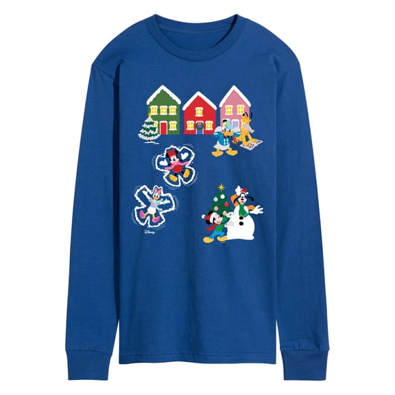 Disney - Mickey Christmas - Men's Long Sleeve Graphic T-Shirt
