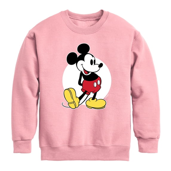 Disney - Mickey Classic - Youth Boys Crew Fleece Sweatshirt
